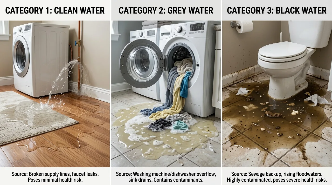 Category 1, 2, and 3 Water Damage: NRH Homeowners Guide